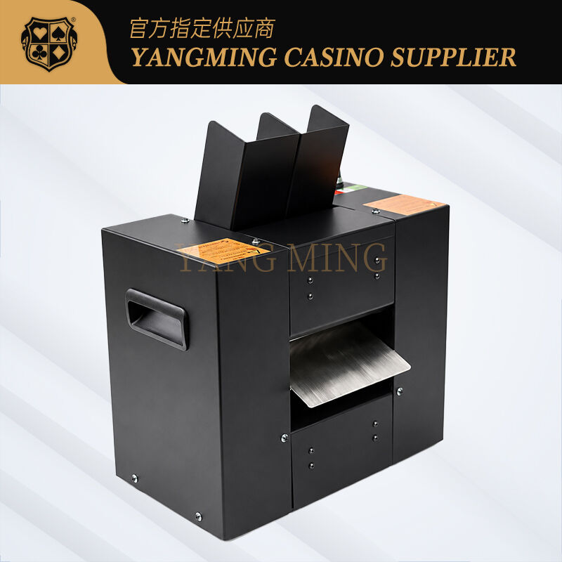 Quality 2 Feed Slot Playing Card Crushing Machine for Baccarat and Poker Rooms factory