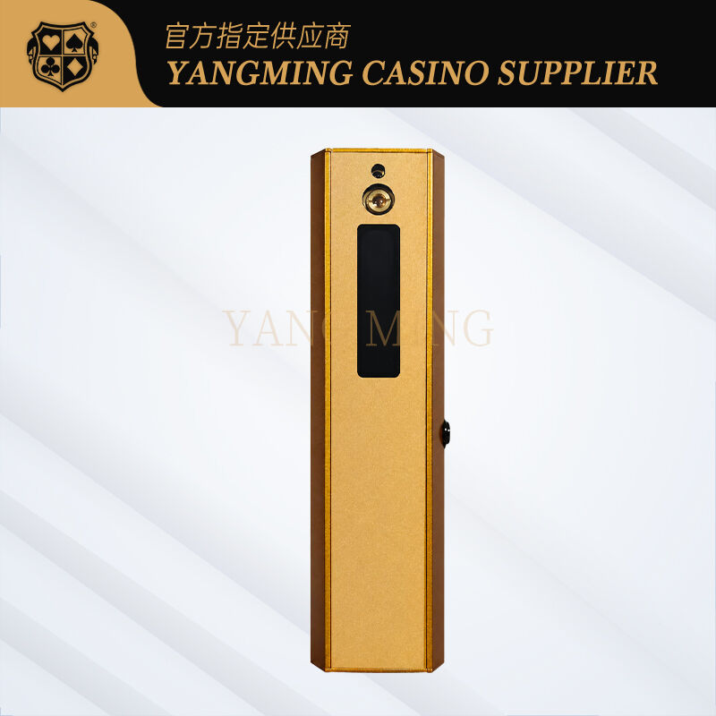 Quality Aluminum UV Code Checker Portable Poker Chip Detector for Baccarat Casino Gaming Tables factory