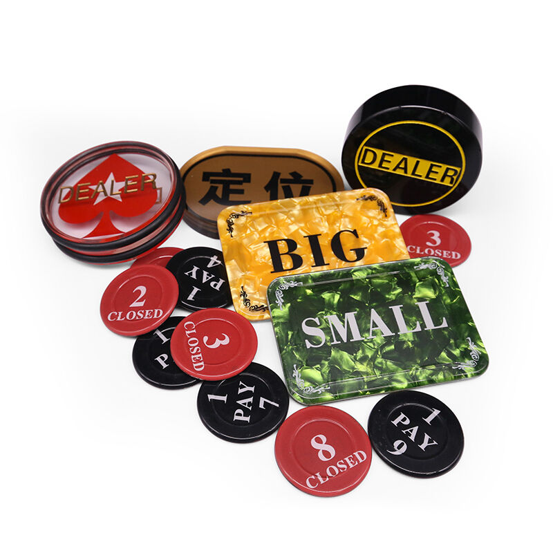 Quality 5mm Thick Texas Holdem Personalised Casino Poker Chips factory