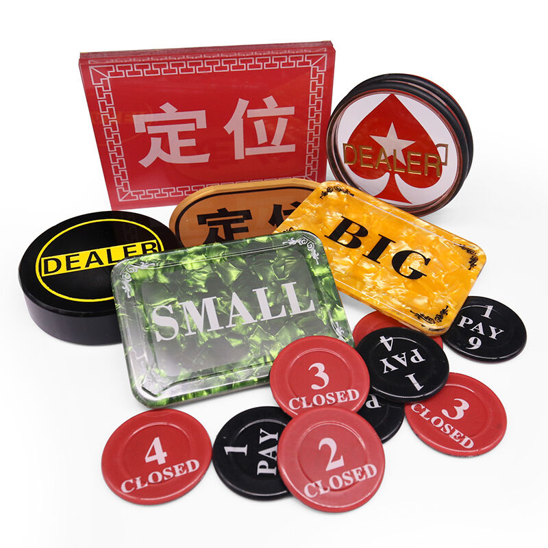 Quality 5mm Thick Texas Holdem Personalised Casino Poker Chips factory