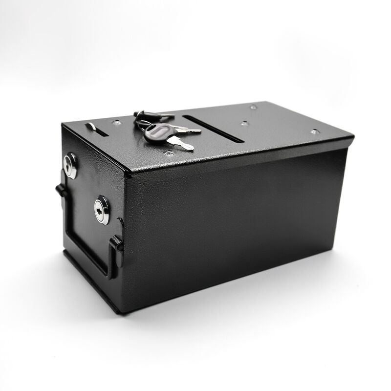 Chất lượng Casino Poker Table Cash Drop Box Thiết kế nhà máy Metal Lockable Cash Box Với khóa an ninh nhà máy