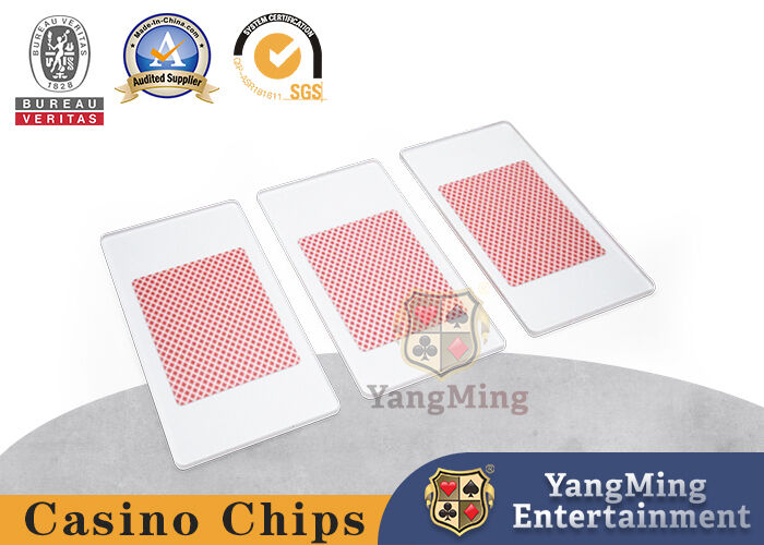 Quality Casino Poker Playing Cards Niuniu Games Cover Box Factory Design Customized Frosted Acrylic Brand factory
