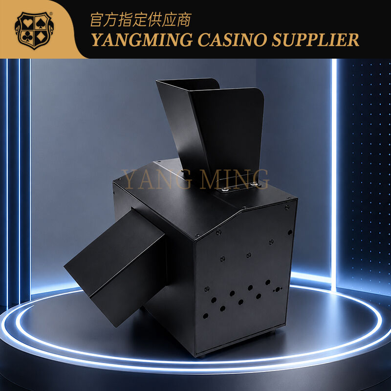 Quality Black Automatic Playing card Shredder Casino Poker Broken Card Machine Disposal Poker Kneader factory