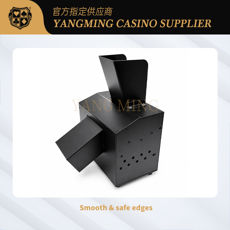 Quality Black Automatic Playing card Shredder Casino Poker Broken Card Machine Disposal Poker Kneader factory