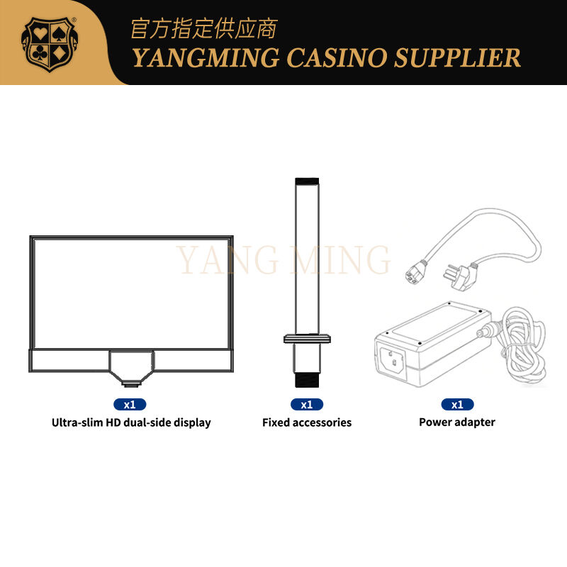 Quality 32 Inch Ultra Slim Double-Sided Casino Display for Baccarat Gaming Tables factory
