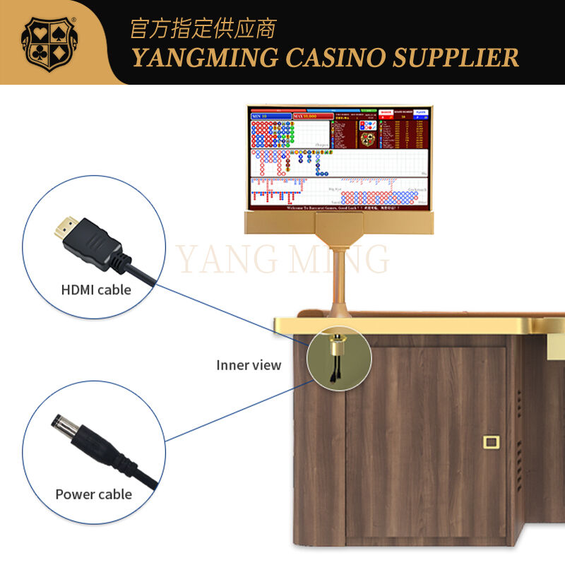 Quality Professional 32 Inch Ultra-Thin Dual-Sided LED Display for Casino Baccarat Tables factory