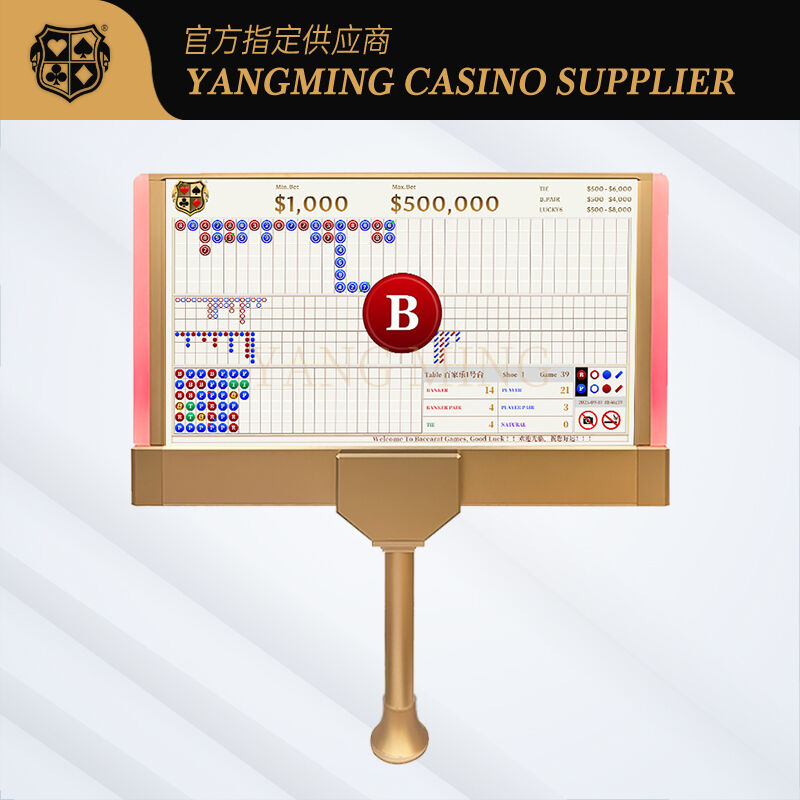 Quality 32 Inch Full HD Double-Sided Casino Table Display Screen with LED Light Strip factory