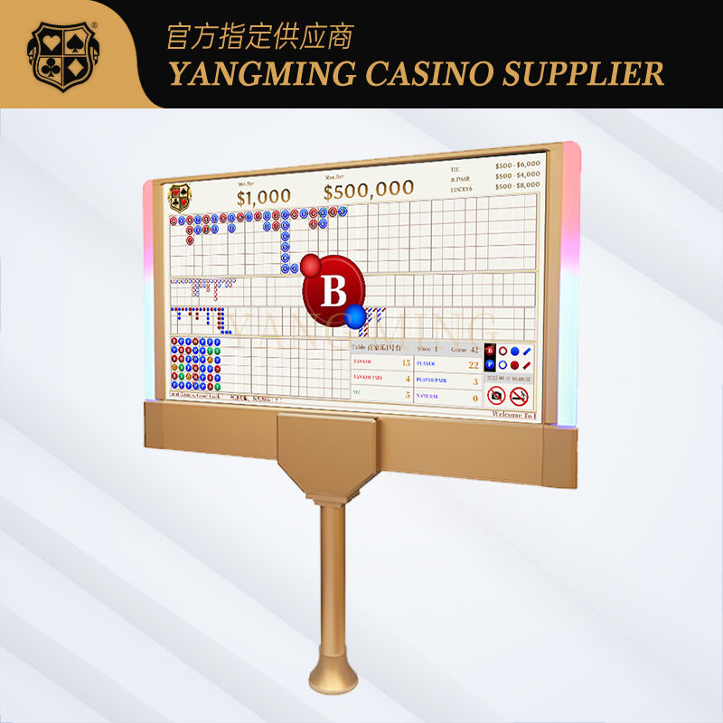 Quality 32 Inch Full HD Double-Sided Casino Table Display Screen with LED Light Strip factory