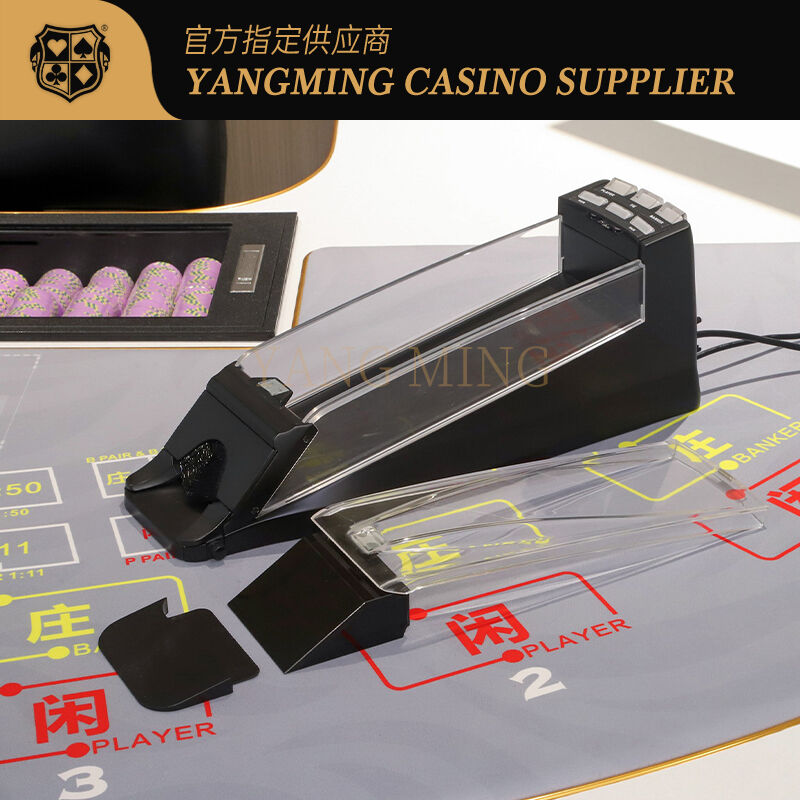 Quality Industrial Fully Intelligent Automatic Card Dealer Shoe With Optical Recognition Anti-Cheating System For Baccarat Gaming Tables factory