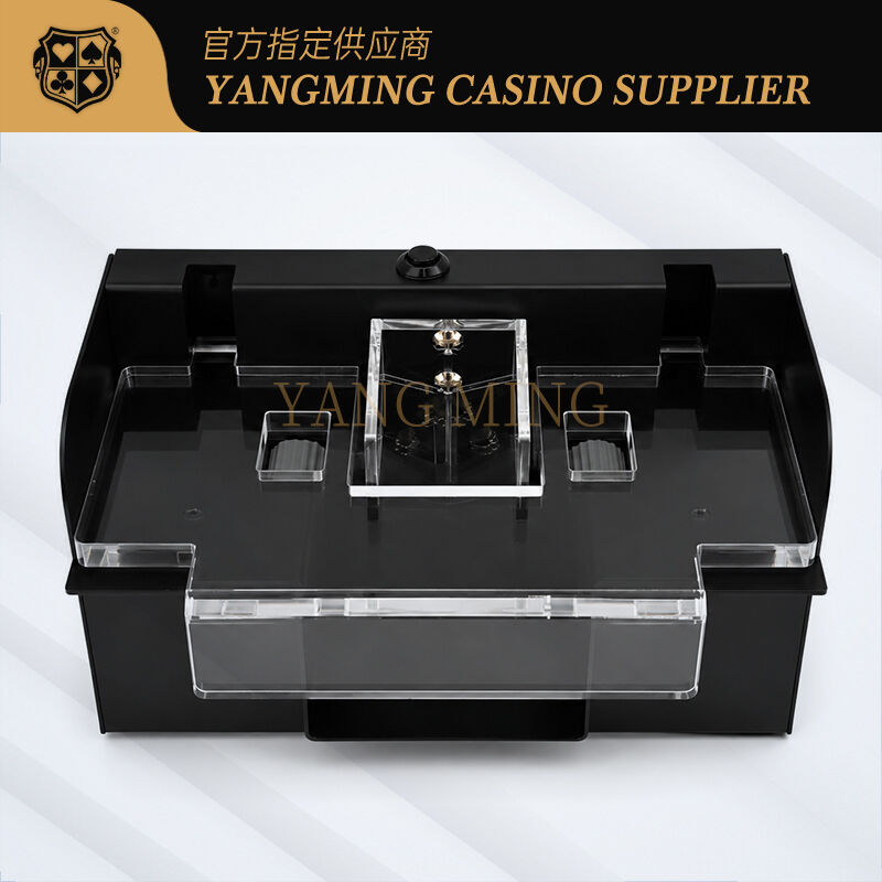 Quality 2 Deck Automatic Playing Card Shuffling Machine for Poker and Baccarat factory