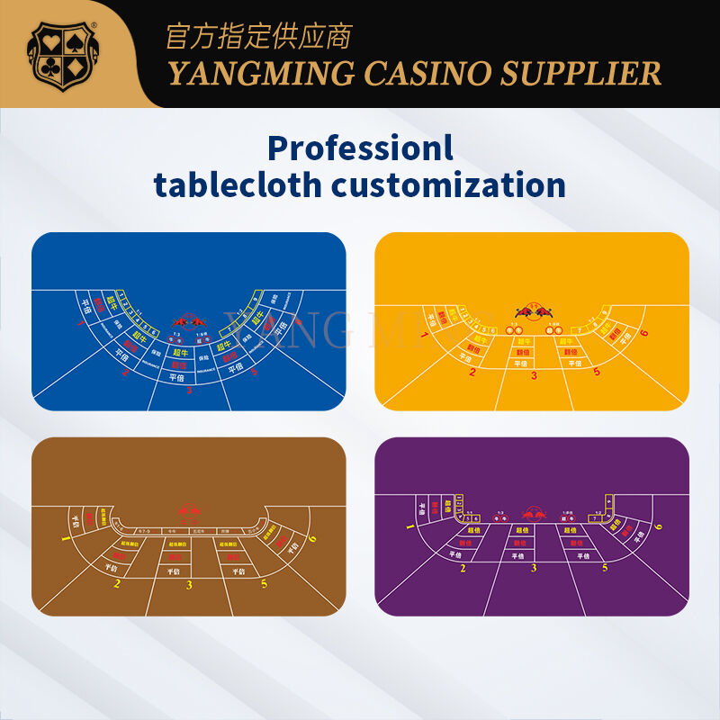 Quality Wholesale Custom Niu Niu Table Layout for Casino Gaming and Poker Clubs factory
