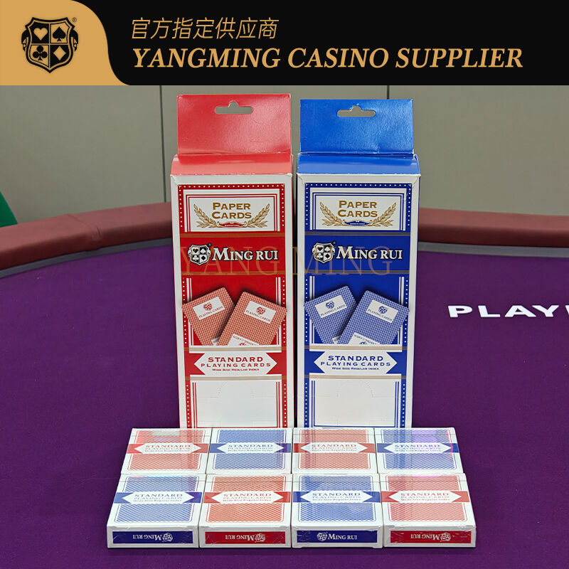Quality Custom Logo German Black Core Poker Cards for Casino and Card Game Table factory