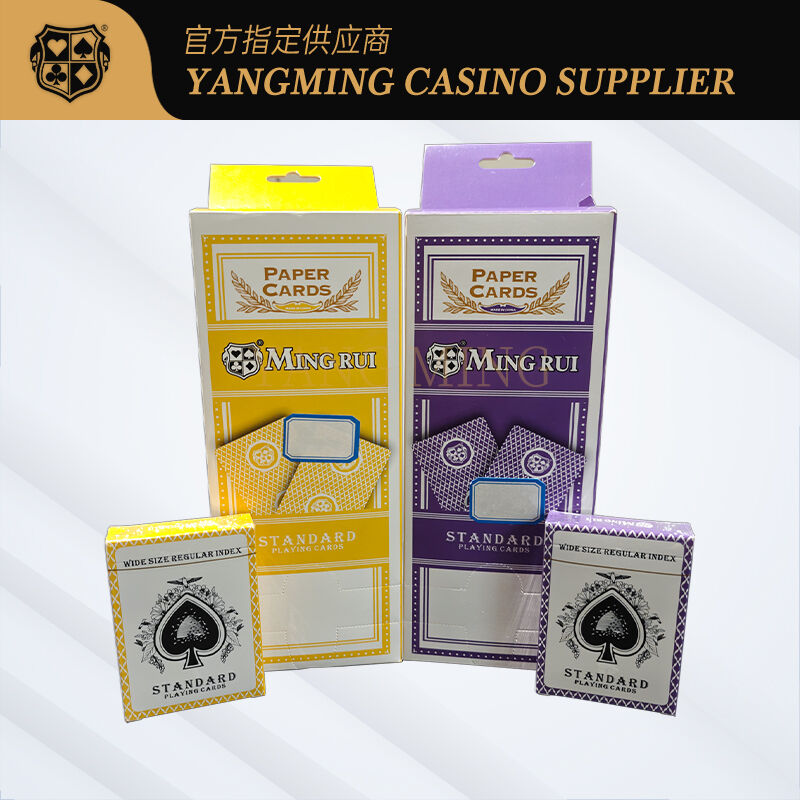 Quality Professional Casino Grade 310g Korea Black Core Playing Cards OEM Available factory