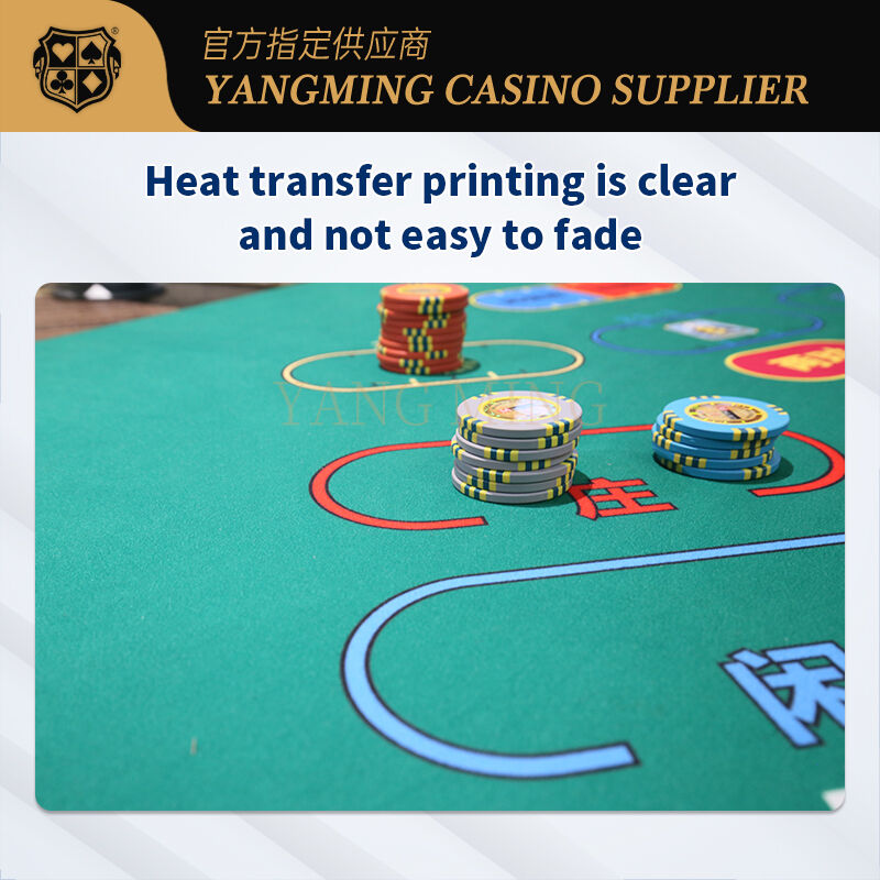 Quality Quality Made Casino Poker Table Layout for Huaqi Gaming Table factory