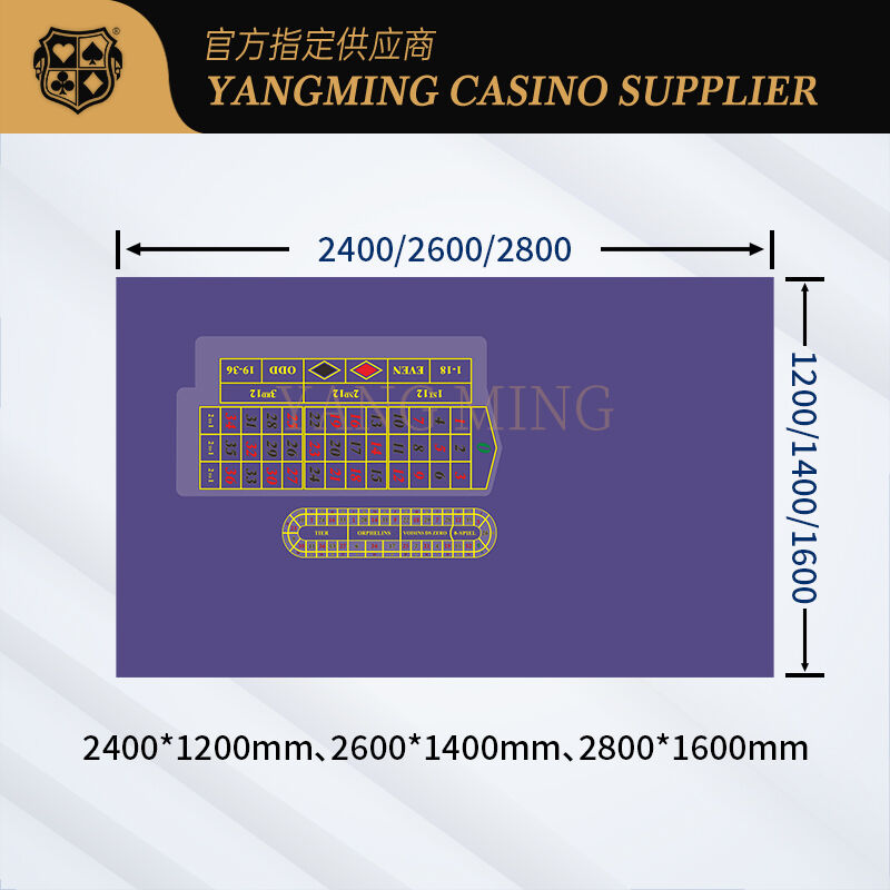 Quality Premium Roulette Gaming Table Felt for Casino Clubs with Waterproof Surface factory