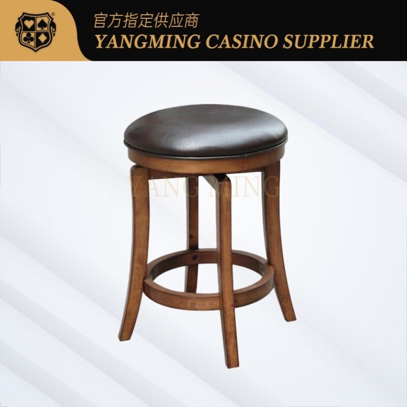 Quality Ergonomic Height Adjustable Silent Caster Dealer Chair For Baccarat Texas Hold'em Casino Table factory