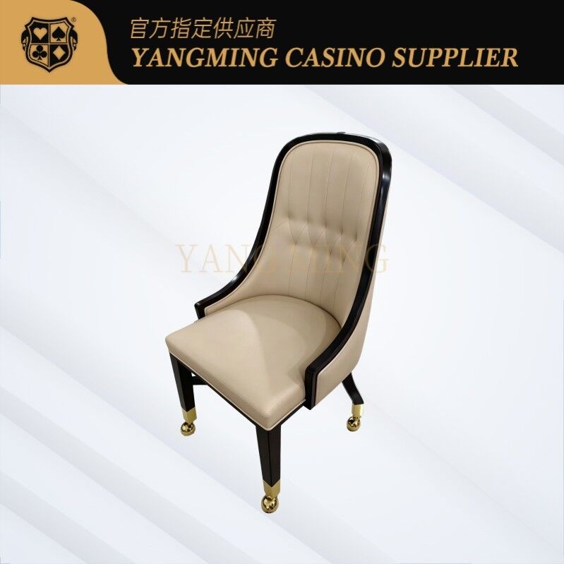 Quality Customized Swivel Poker Gaming Chair Equipped With Rolling Wheels for Casino‑Club Use factory