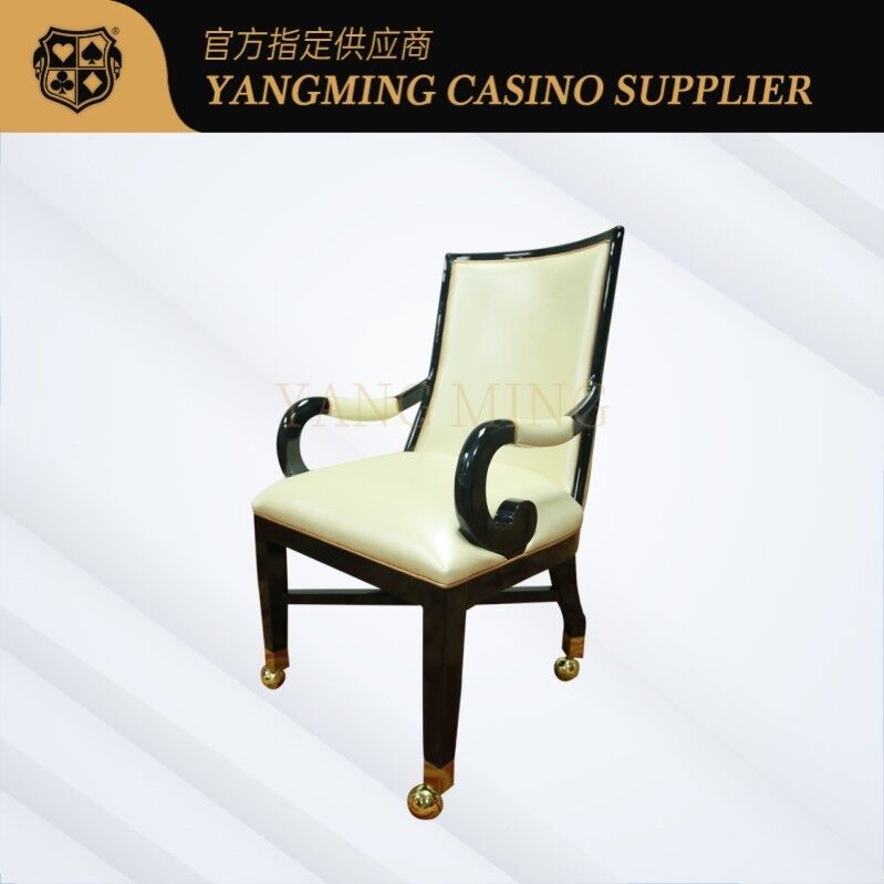 Quality Customized Swivel Poker Gaming Chair Equipped With Rolling Wheels for Casino‑Club Use factory