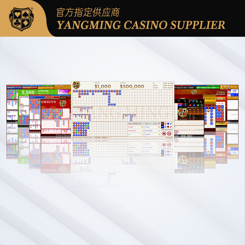 Quality Casino Baccarat Gambling Systems Electronic Recording Software for Gaming Table Game factory