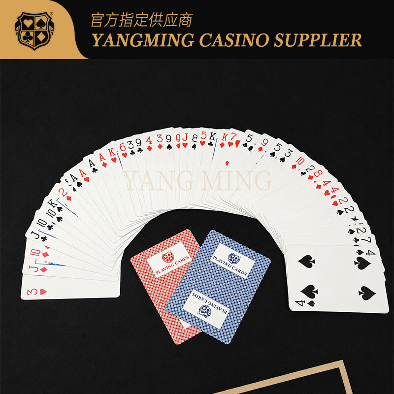 Quality Casino Baccarat Playing Cards German Black Core Paper factory