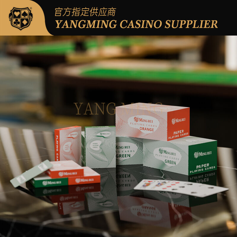 Quality Professional Casino Playing Cards In Domestic Black Core Paper factory