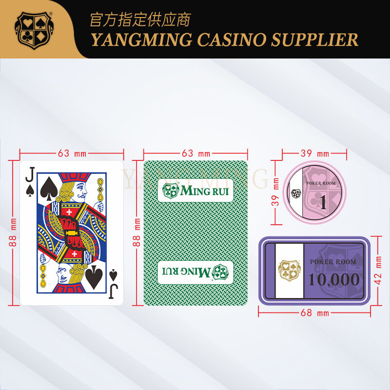 Quality Cost Effective Casino Playing Cards Domestic Black Core Paper factory
