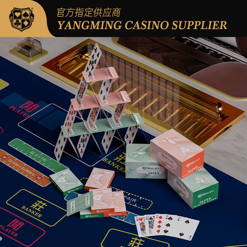 Quality Domestic Black Core Casino Playing Cards Anti Transmission Poker factory