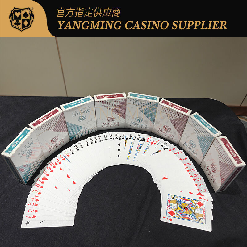 Quality Balanced Domestic Blue Core Casino Playing Cards For Casual Gaming factory
