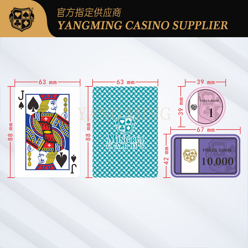 Quality Balanced Domestic Blue Core Casino Playing Cards For Casual Gaming factory