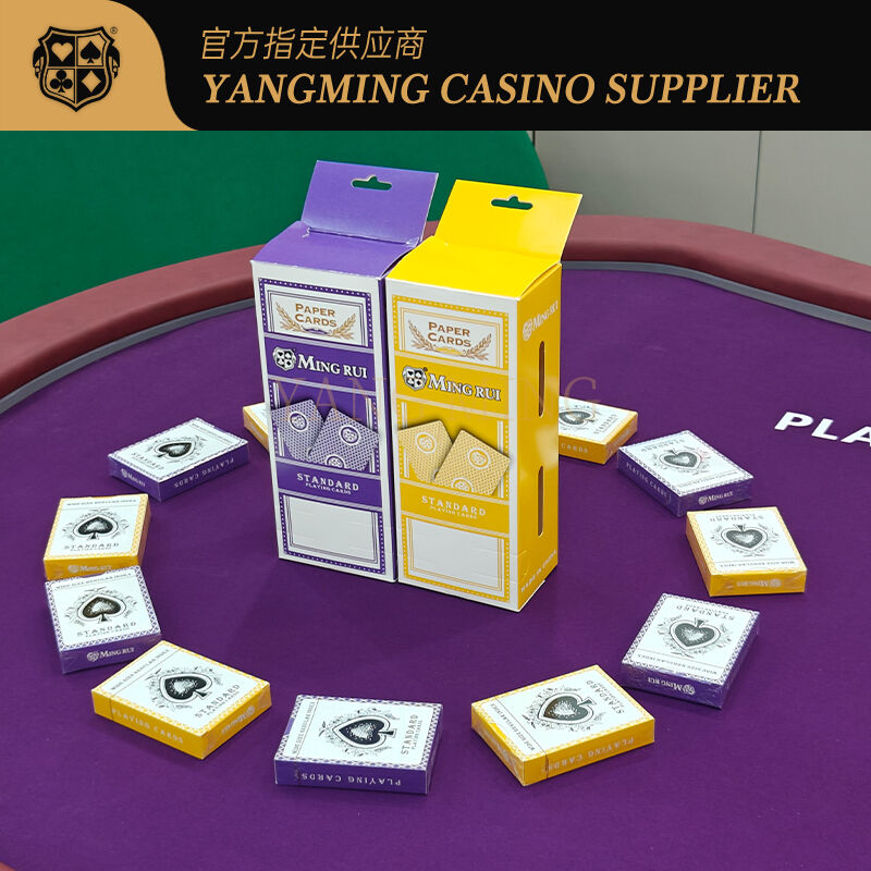 Quality Black Core Casino Playing Cards With Premium Linen Textured factory