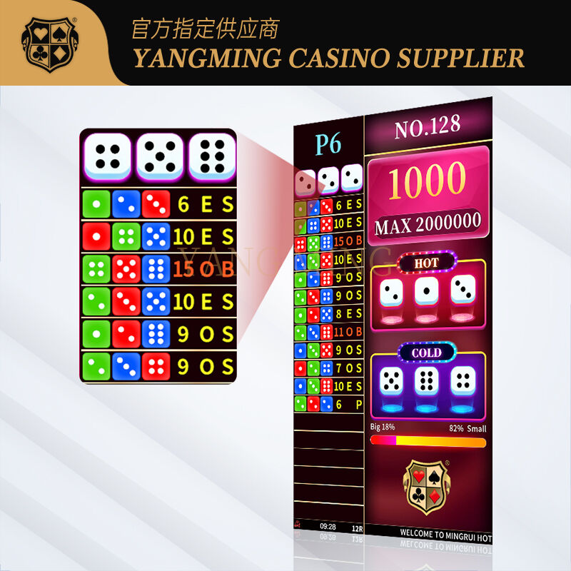Quality Customized Multi‑Language Software System of Sicbo Casino Gaming Table factory