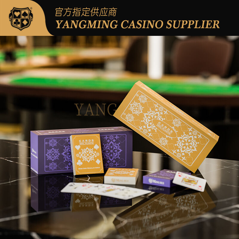 Quality Customizable PVC Plastic Texas Poker Cards With Anti Fade Surface factory