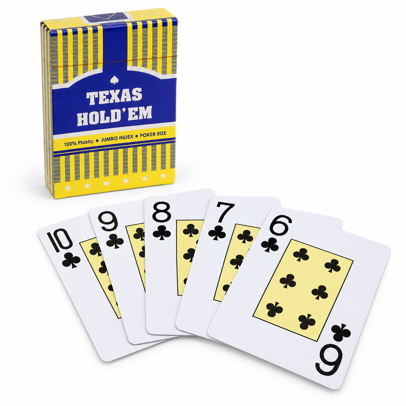 Quality 100% Plastic Poker Pvc Cards for Casino Poker Table Games factory