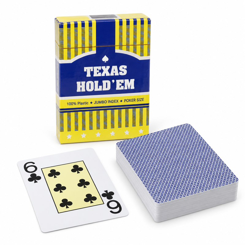 Quality Professional Plastic Playing Cards for Casino Poker Table Games factory