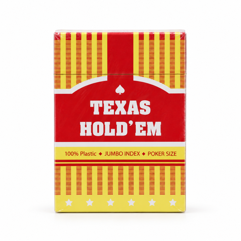 Quality Hot Sell Plastic Texas Poker Cards for Texas Holdem Poker Casino Games factory