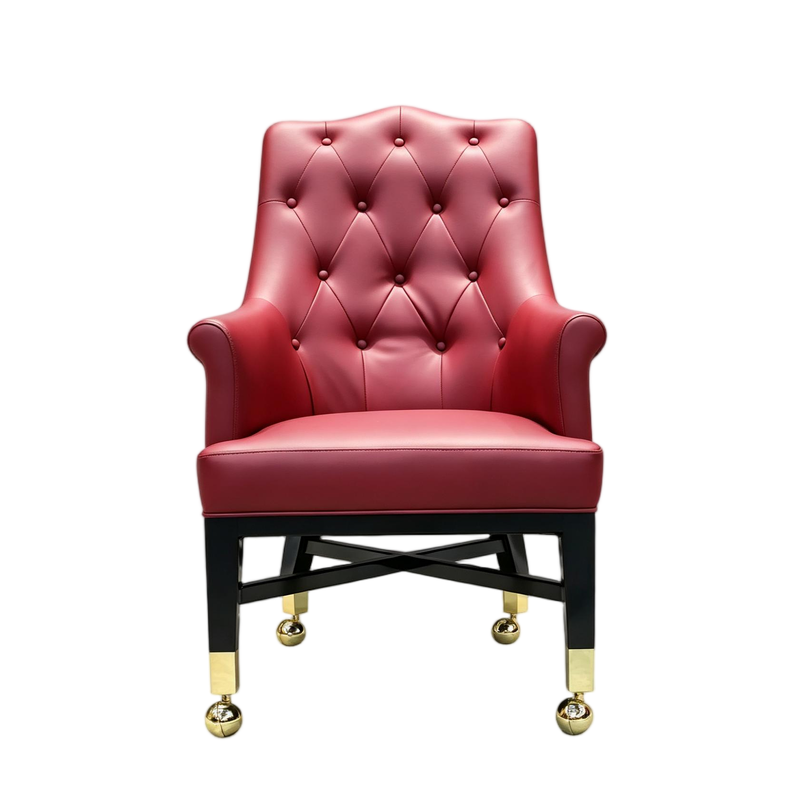 Quality Custom PU Leather Casino Player Chair for Poker Tables and Gaming Venues factory