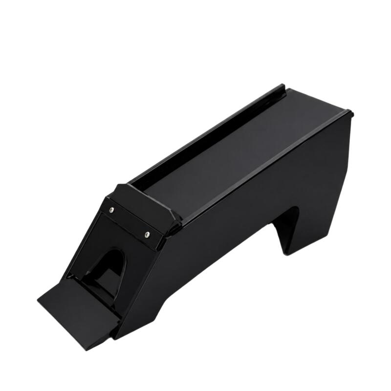 Quality 8 Deck Black Acrylic Card Dealing Shoe for Baccarat Casino Table Games factory