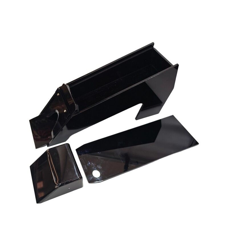 Quality All Black Acrylic Playing Card Dealing Shoe for Casino Gaming Table Use factory