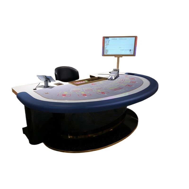 Quality Customized Smart RFID Poker Gaming Table for Baccarat and Bull Games Manufacturer Supply factory