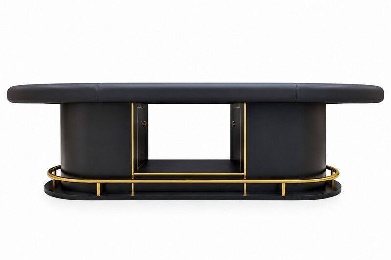 Quality RFID Texas Hold'em Table with Customizable Tablecloth Designs factory