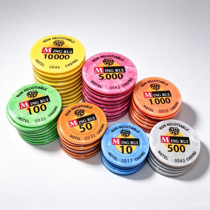 Quality Manufacturer Custom-Makes Acrylic RFID Chip for Poker Table Games factory