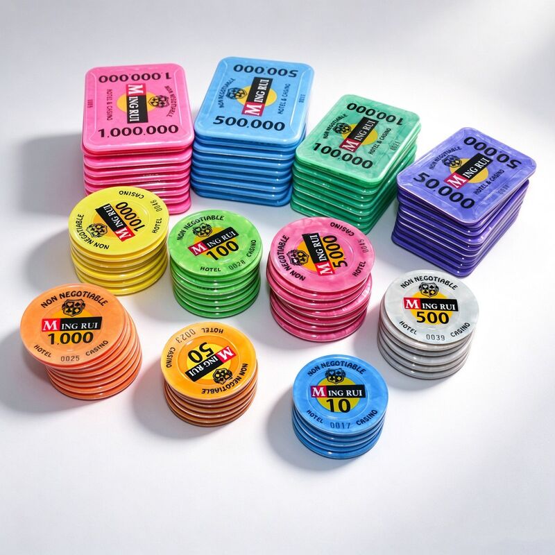 Quality Acrylic RFID Chip Poker Chips Can Be Custom Designed factory