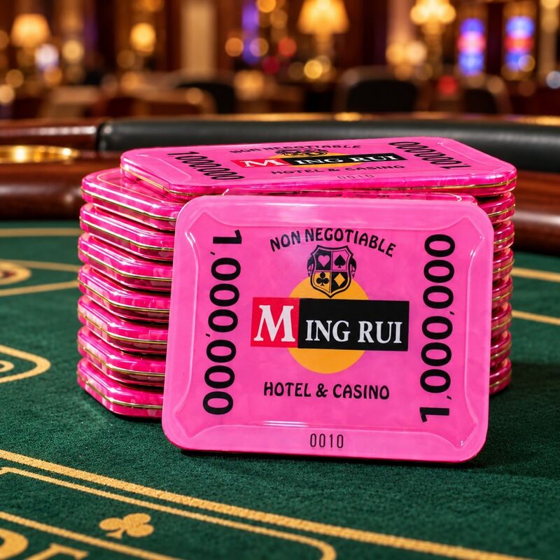 Quality Acrylic Casino Poker Chips with RFID Chips for Table Games factory