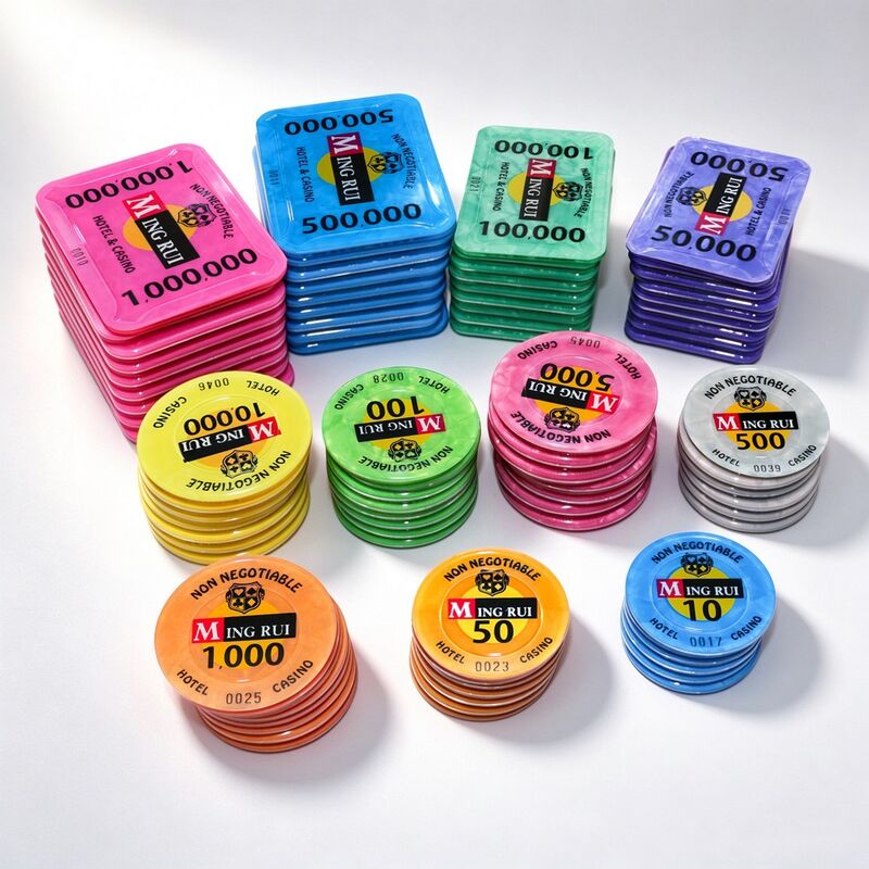 Qualität Manufacturer Custom-Makes Acrylic RFID Chip for Poker Table Games Fabrik