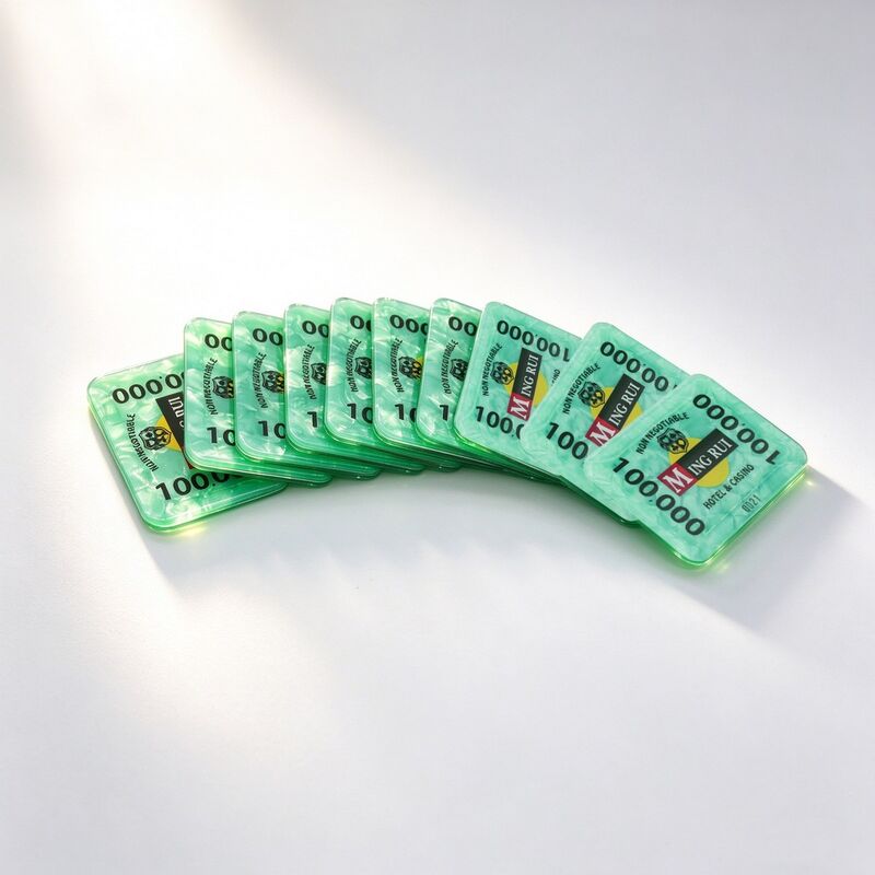 الجودة Custom Color RFID Casino Chips and Rectangular Plaques for Casinos مصنع