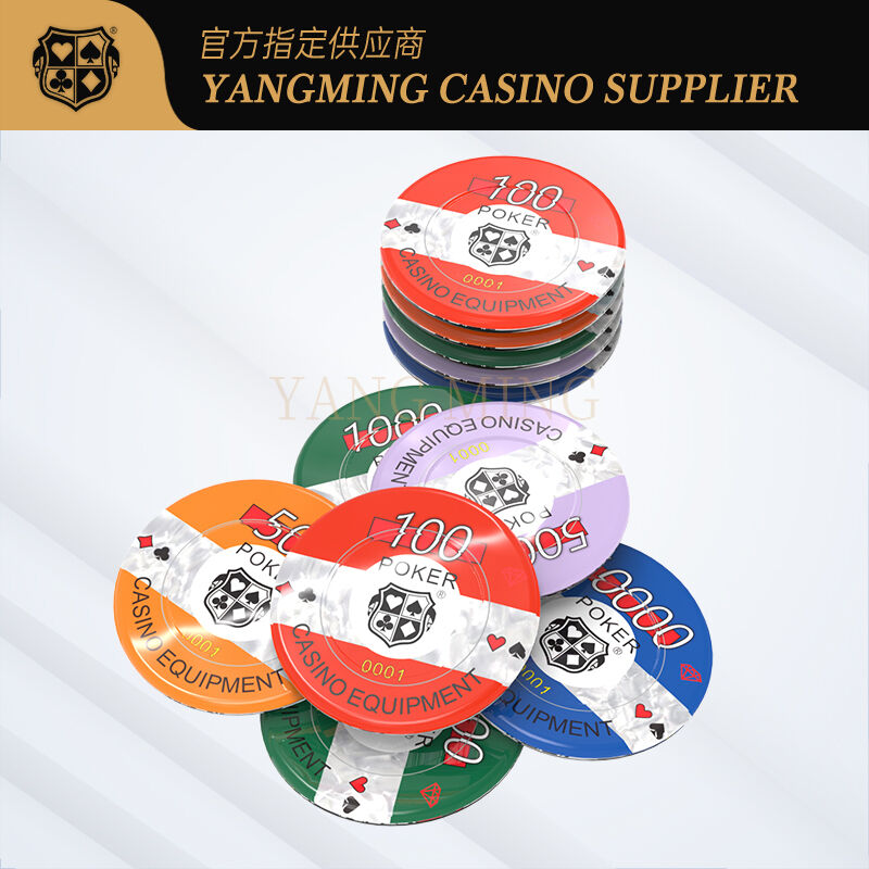 Quality Wholesale Custom Acrylic Gaming Chips for Casino Poker Table Game factory