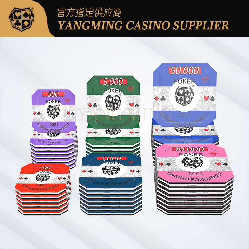 Quality Wholesale Custom Acrylic Gaming Chips for Casino Poker Table Game factory