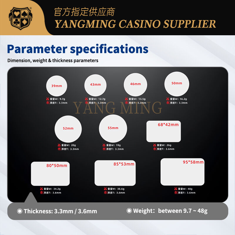 Quality Manufacturer Custom Ceramic Casino Chips with Personalized Denominations factory