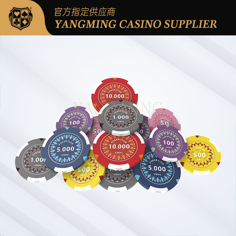 Quality Factory Direct Ceramic Poker Chips with Custom Logo and Casino Chip Designs factory
