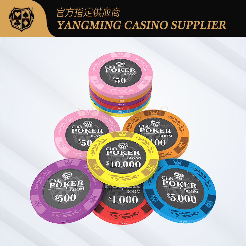 Quality Factory Direct Ceramic Poker Chips with Custom Logo and Casino Chip Designs factory